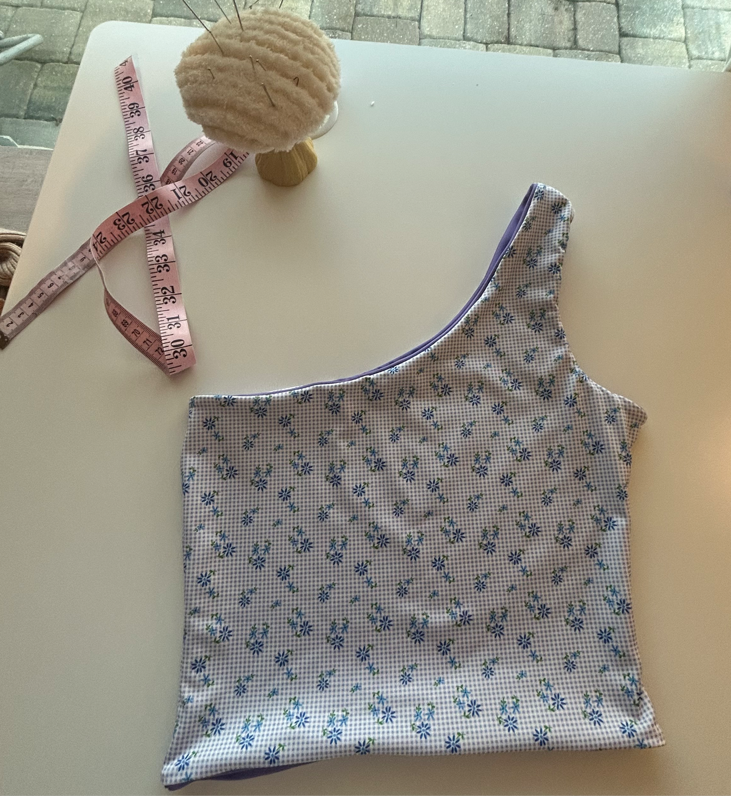 One Shoulder Top (Create Your Own!)