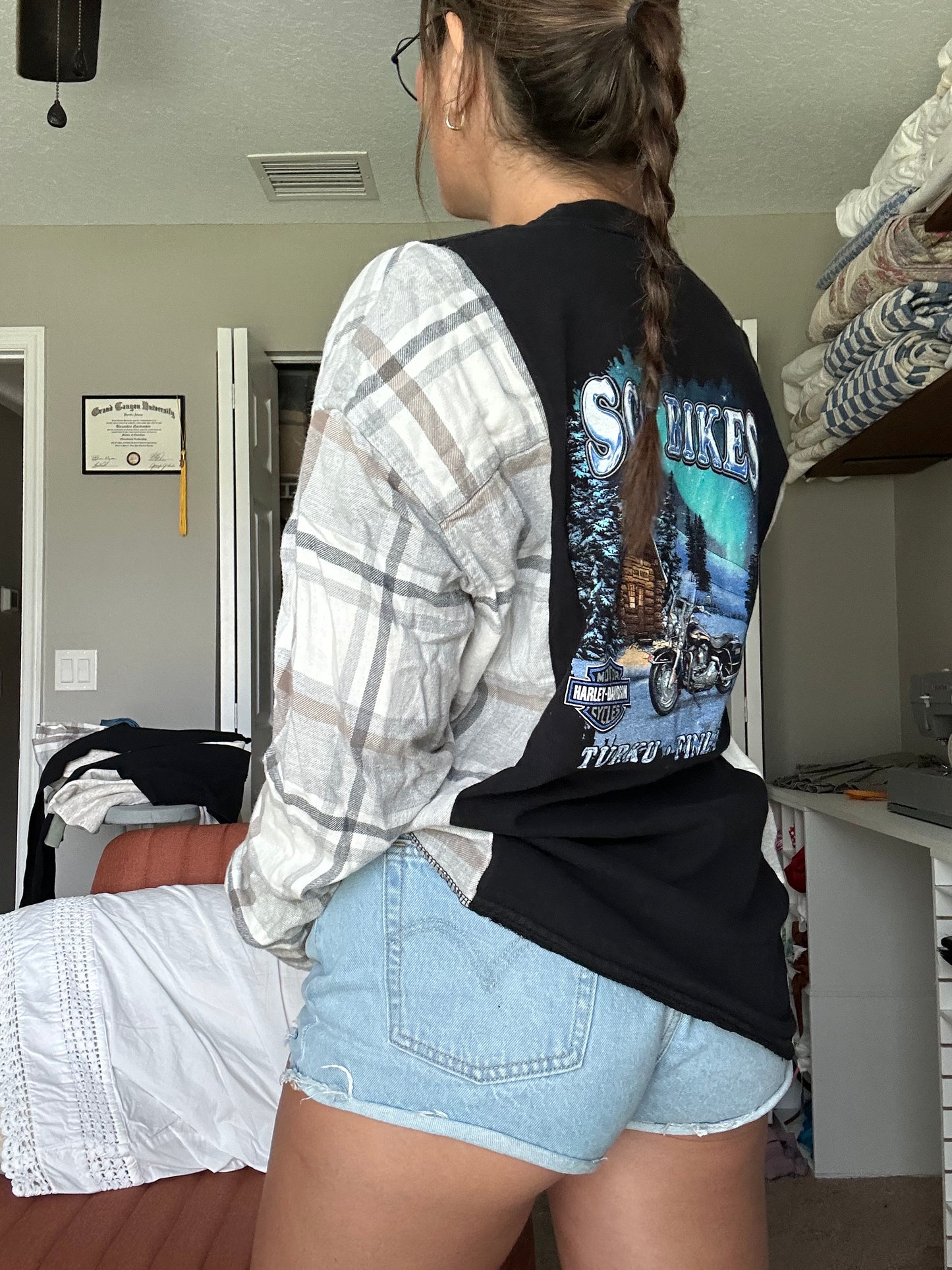 HD Flannel Tee 🏍️
