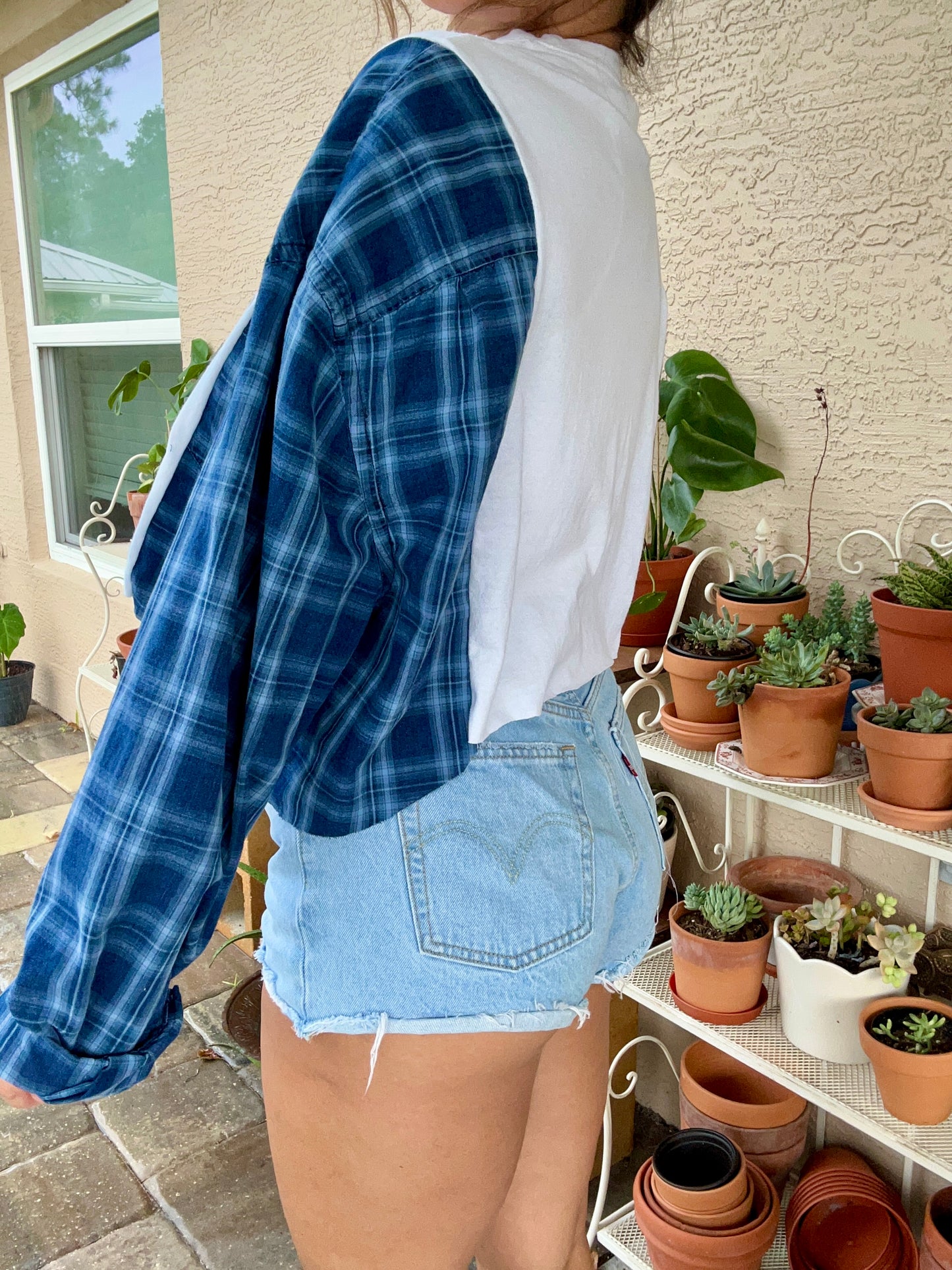 Reserved!! Bud Flannel Tee