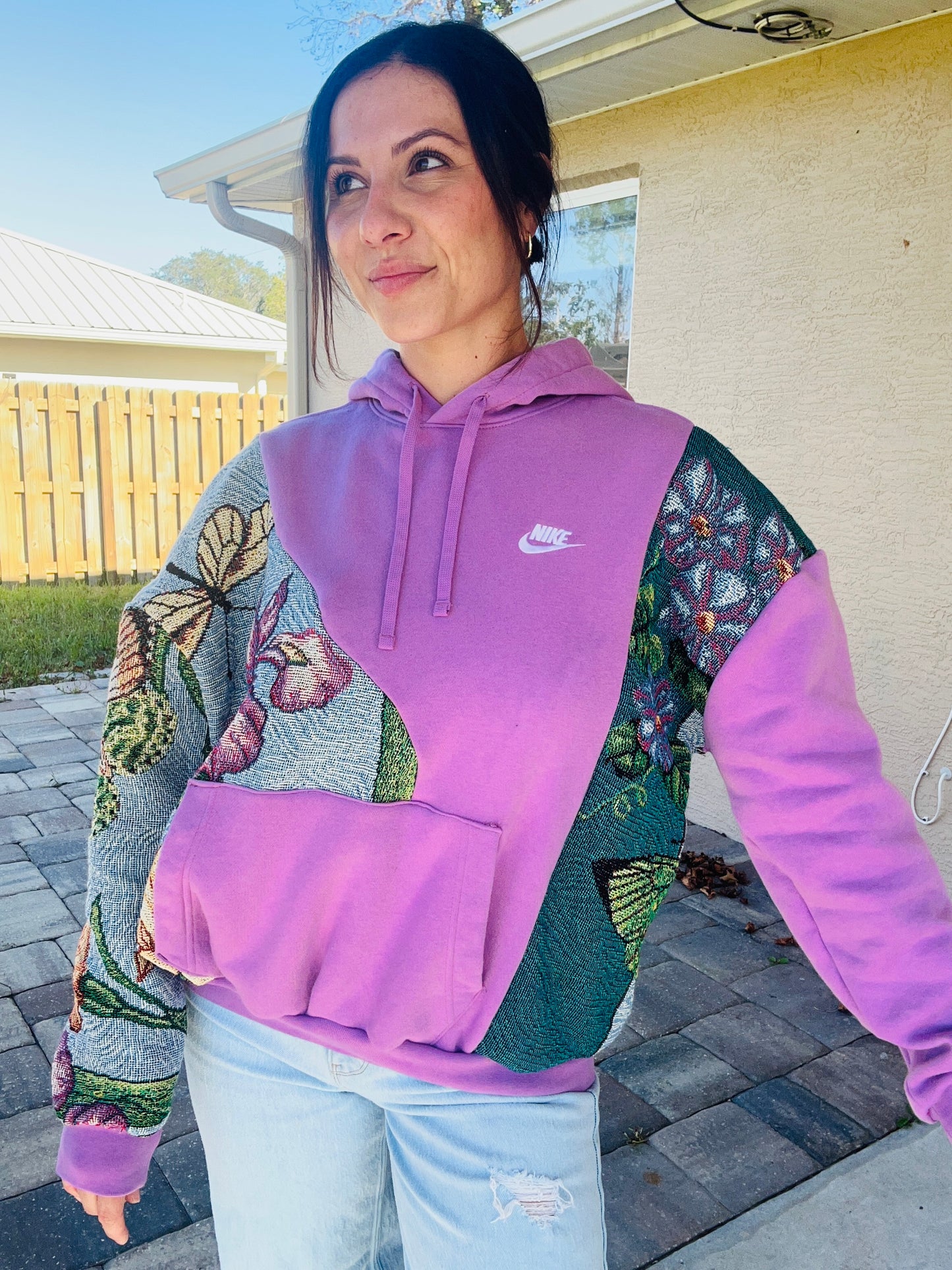 Purple Garden Hoodie