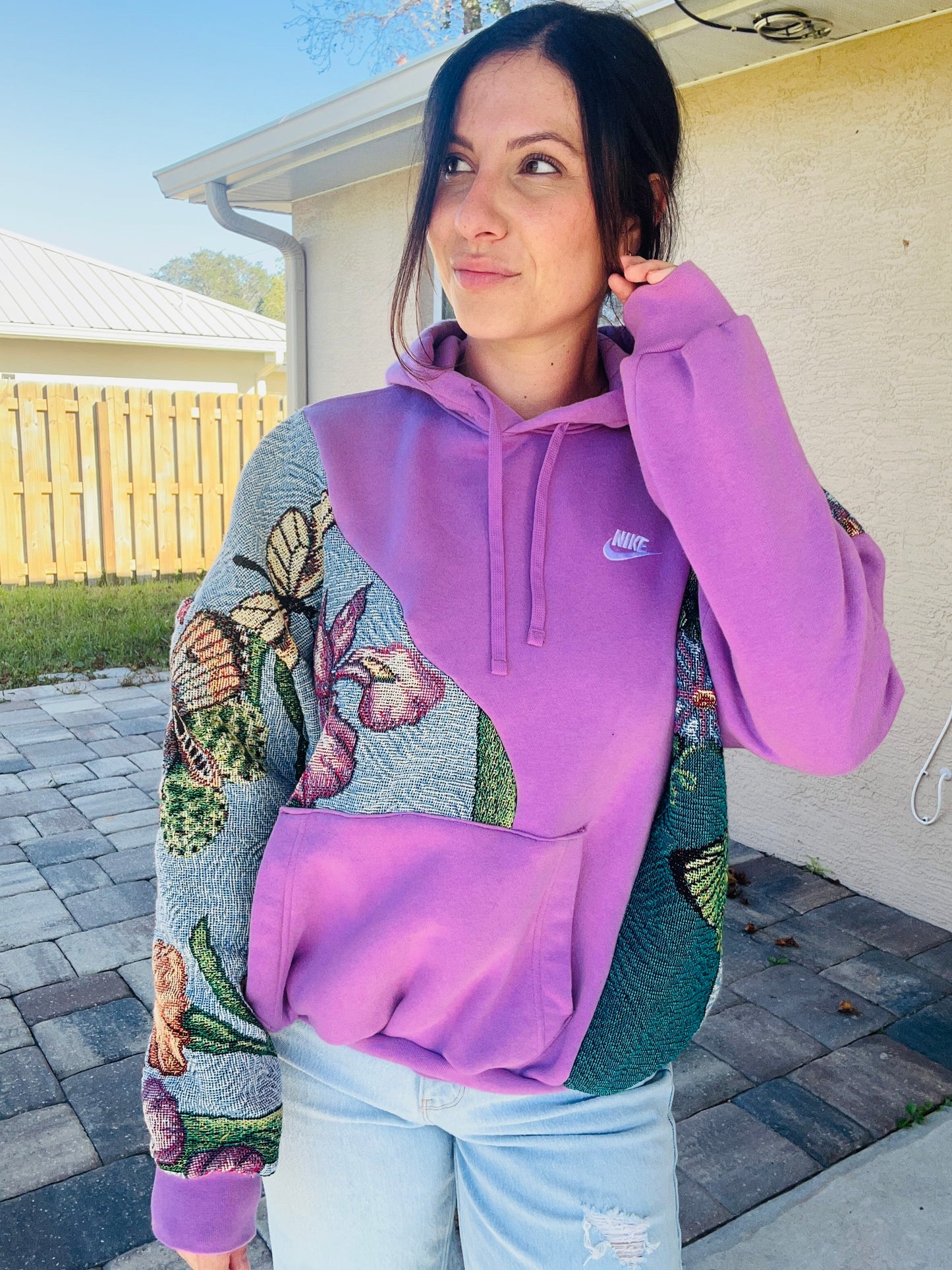 Purple Garden Hoodie