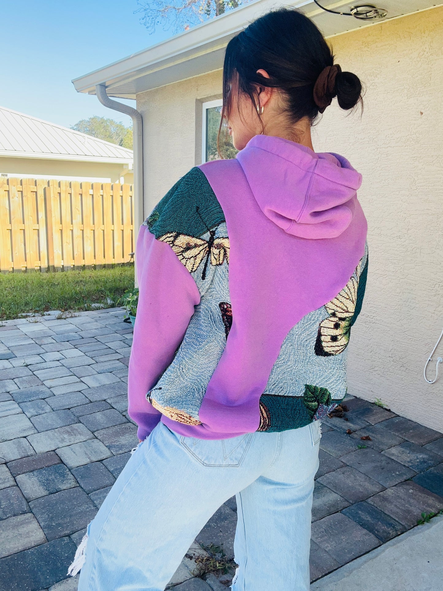 Purple Garden Hoodie