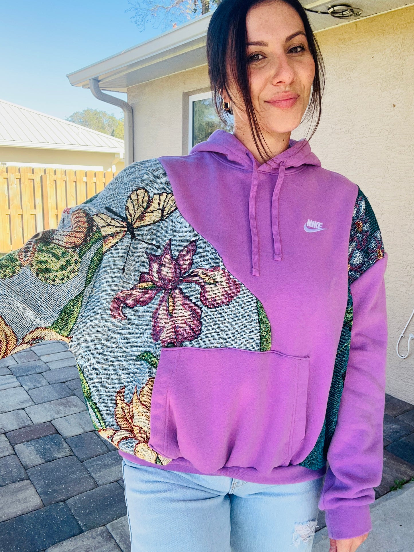 Purple Garden Hoodie